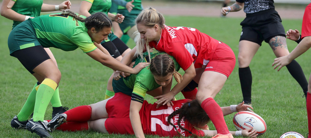 Изображение к записи: «Итоги первого игрового дня Первенства России по регби-7 среди женских команд (U19).»